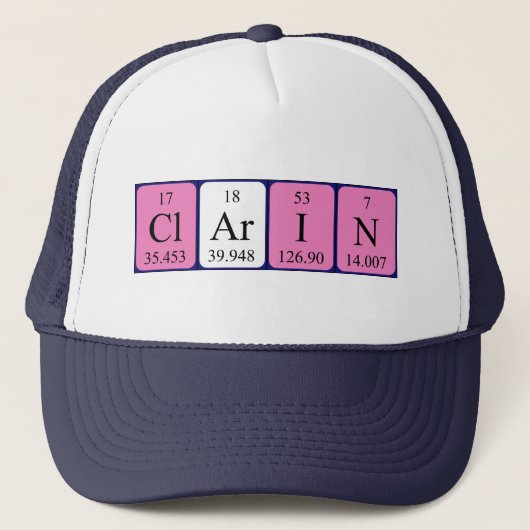 Clarin periodiek lijstnaam pet (Voorkant)