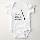 Clarinet Baby Bodysuit (Voorkant)