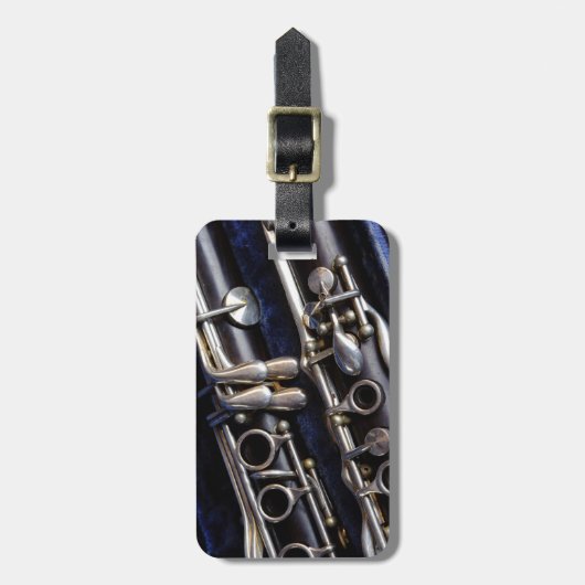 Clarinet Bagagelabel (Voorkant verticaal)
