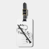 Clarinet Bagagelabel (Voorkant verticaal)