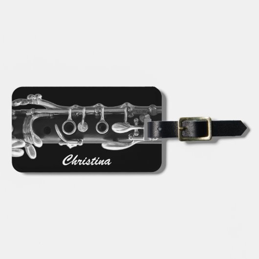 Clarinet Bagagelabel (Voorkant horizontaal)