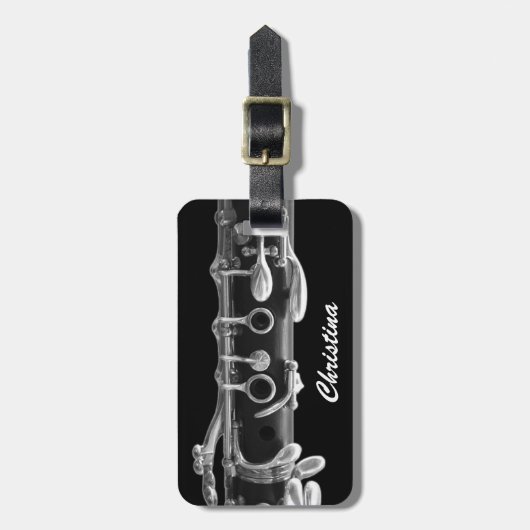 Clarinet Bagagelabel (Voorkant verticaal)