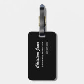 Clarinet Bagagelabel (Achterkant verticaal)