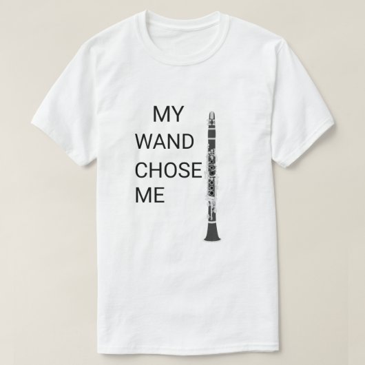 Clarinet - Band gift idea, Funny Clarinet T-shirt (Design voorkant)