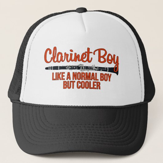 Clarinet Boy Like a Normal Boy But Cooler Trucker Pet (Voorkant)