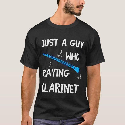 Clarinet Boys Clarinet Player Instrument Play T-shirt (Voorkant)