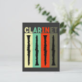 Clarinet Briefkaart (Staand voorkant)