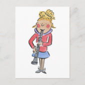 Clarinet Briefkaart (Voorkant)
