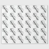 Clarinet Cadeaupapier (Vlak)