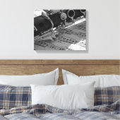 Clarinet Canvas Afdruk (Insitu (Slaapkamer))