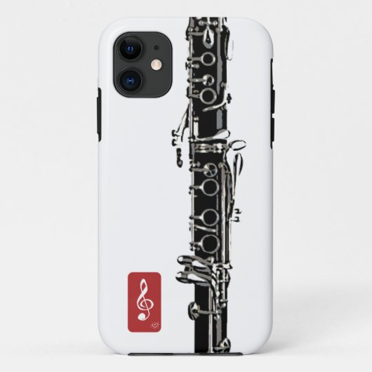 Clarinet Case-Mate iPhone Case (Achterkant)