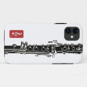 Clarinet Case-Mate iPhone Case (Achterkant (horizontaal))