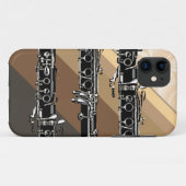 Clarinet Case-Mate iPhone Case (Achterkant (horizontaal))