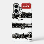 Clarinet Case-Mate iPhone Case (Achterkant)