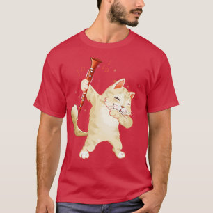 Clarinet Cat T-shirt