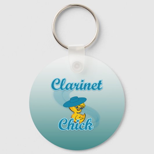 Clarinet Chick #3 Sleutelhanger (Voorkant)