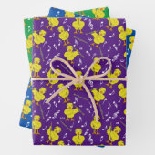 Clarinet Chick Clarinets Muzieknoten Inpakpapier Vel (In situ)