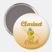 Clarinet Chick Magneet (Voorkant / Achterkant)
