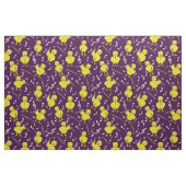 Clarinet Chick Muzieknoten Stof (Fat Quarter)