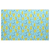 Clarinet Chick Muzieknoten Stof (Fat Quarter)