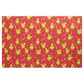 Clarinet Chick Muzieknoten Stof (Fat Quarter)