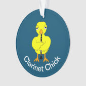 Clarinet Chick Ornament (voorkant)
