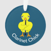 Clarinet Chick Ornament (voorkant)