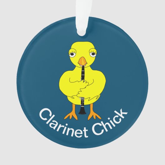 Clarinet Chick Ornament (voorkant)