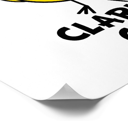 Clarinet Chick Poster (Hoek)