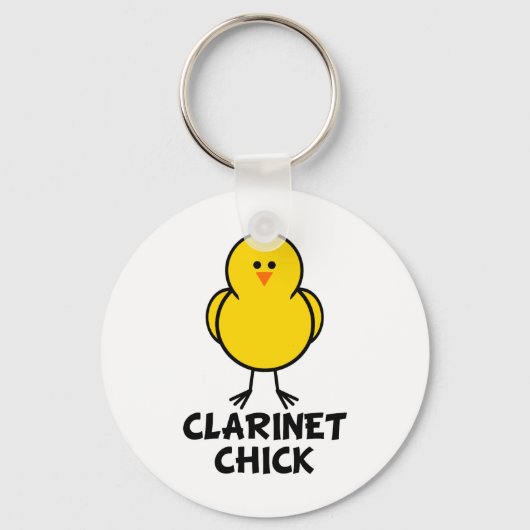 Clarinet Chick Sleutelhanger (Voorkant)