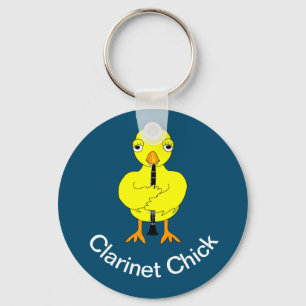 Clarinet Chick Sleutelhanger