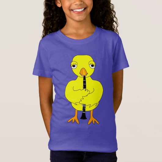 Clarinet Chick T-shirt (Voorkant)