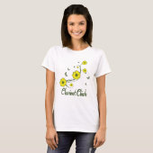 Clarinet Chick T-shirt (Voorkant volledig)