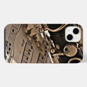 Clarinet Close iPhone Hoesje (Achterkant horizontaal)
