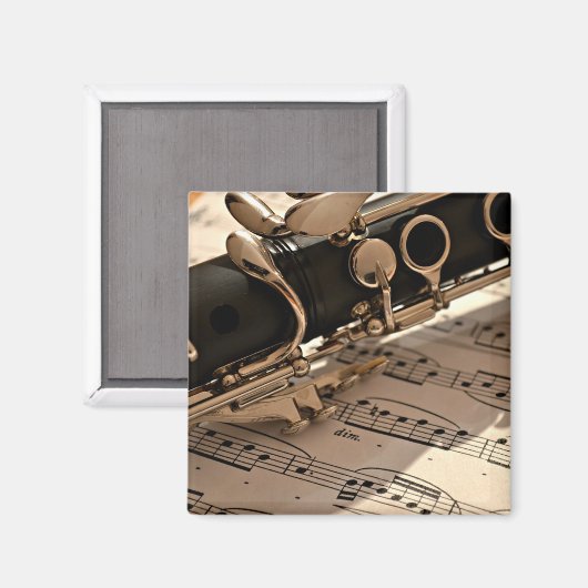 Clarinet Closeup Magneet (Voorkant / Achterkant)