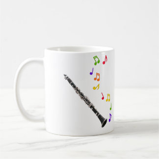 Clarinet Colorful Music Lefthand Koffiemok