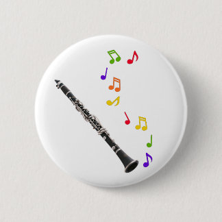 Clarinet Colorful Music Ronde Button 5,7 Cm