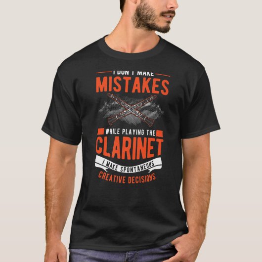 Clarinet Creative decisions Clarinetist 2 T-shirt (Voorkant)