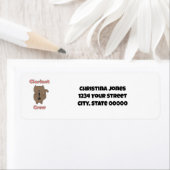 Clarinet Crew Cat Retour Adreslabel Personaliseren Etiket (Insitu)