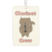 Clarinet Crew Schattige Cat Pink Luchtverfrisser (Achterkant)