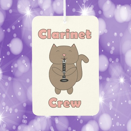 Clarinet Crew Schattige Cat Pink Luchtverfrisser