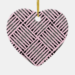 Clarinet Crosshatch Keramisch Ornament