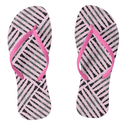 Clarinet Crosshatch Teenslippers (Voetbed)