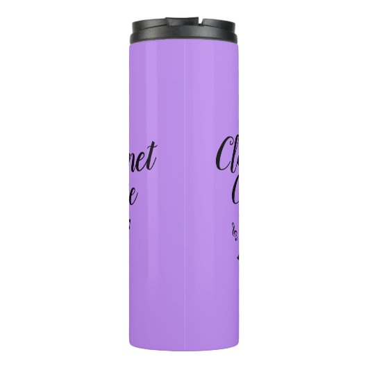 Clarinet Cutie Music Thermosbeker (Achterkant)