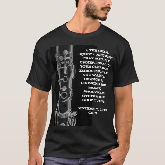 Clarinet - De pauze oversteken T-shirt (Voorkant)