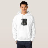 Clarinet Disassembled Inside a Suitcase Hoodie (Voorkant volledig)
