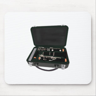 Clarinet Disassembled Inside a Suitcase Muismat