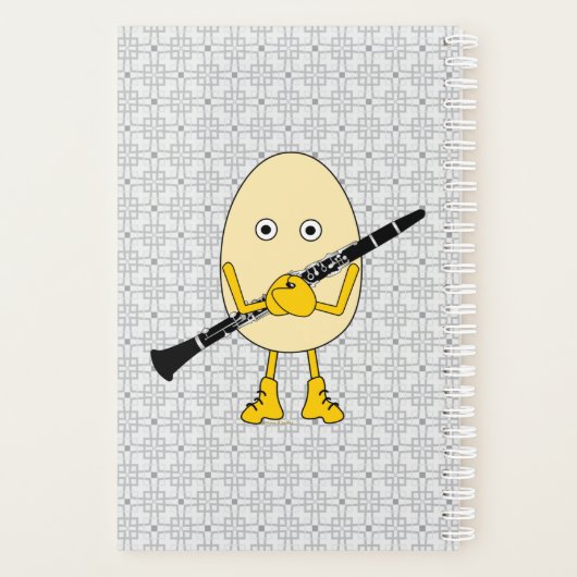 Clarinet Egghead Planner (Achterkant)
