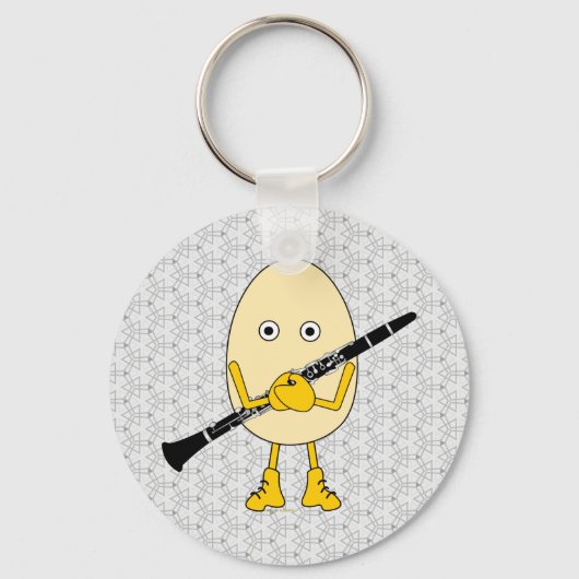 Clarinet Egghead Sleutelhanger (Voorkant)