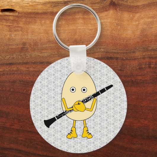 Clarinet Egghead Sleutelhanger (Voorkant)